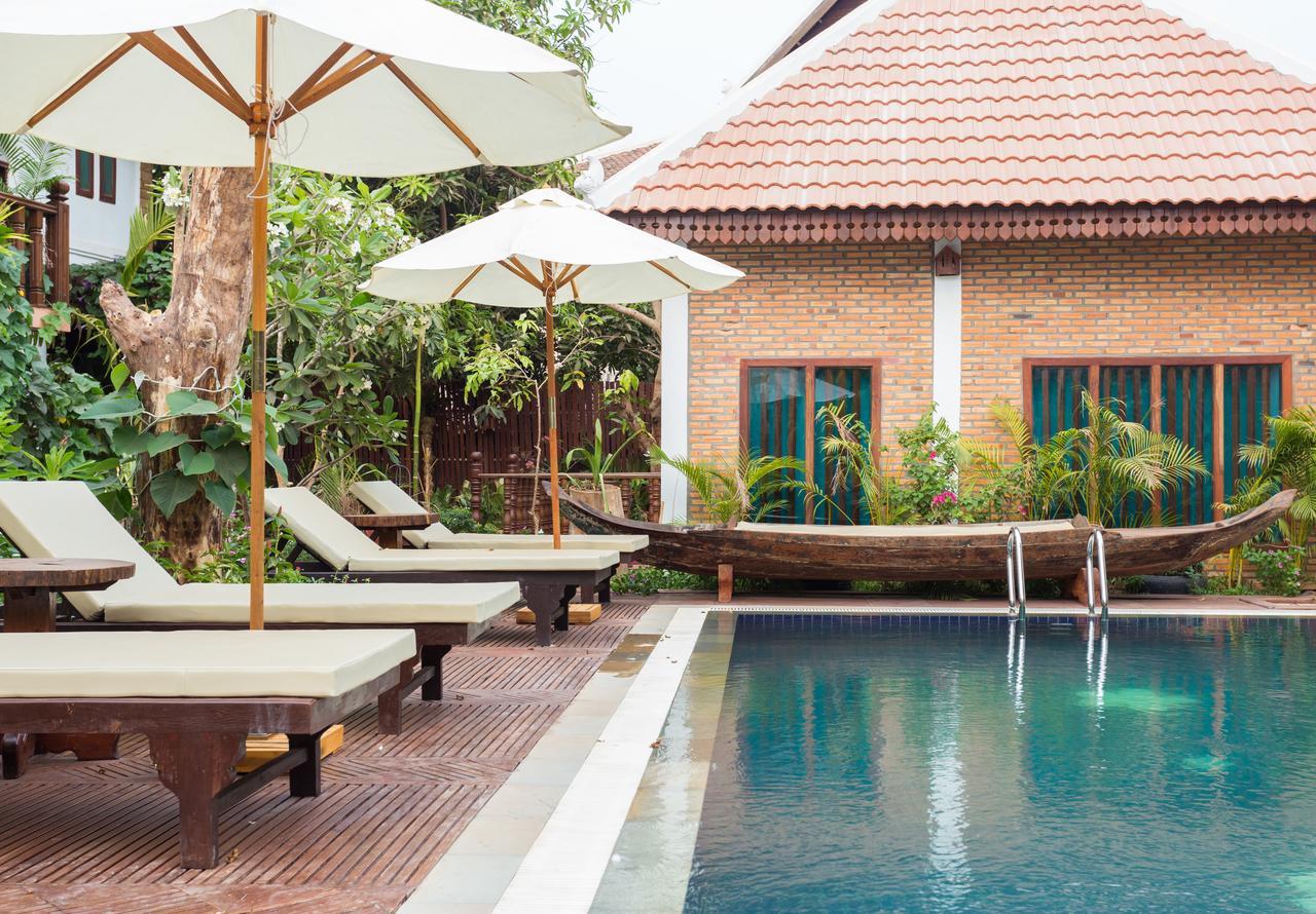 Malu Khmer Villa Siem Reap Bagian luar foto