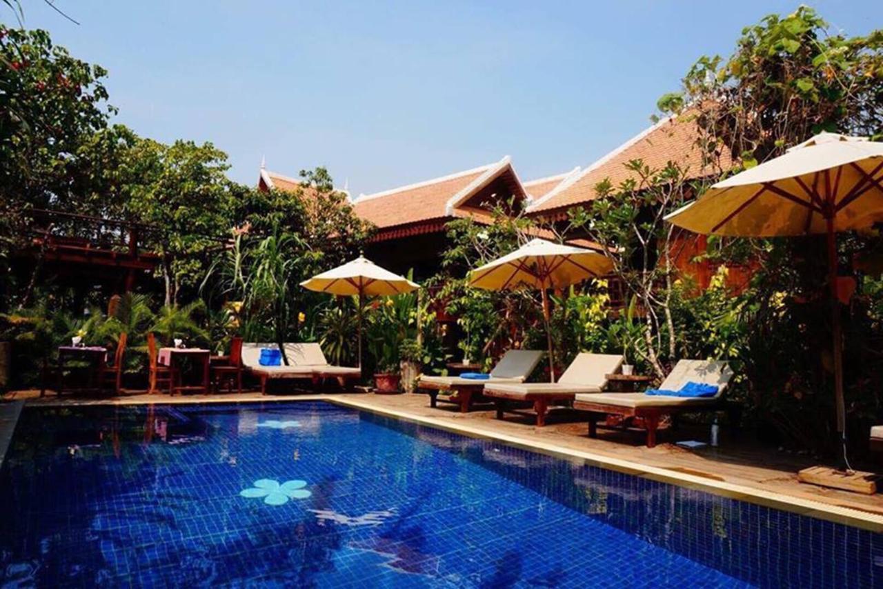 Malu Khmer Villa Siem Reap Bagian luar foto
