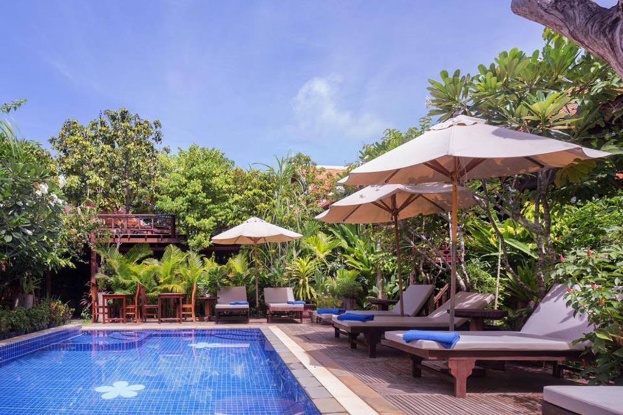 Malu Khmer Villa Siem Reap Bagian luar foto