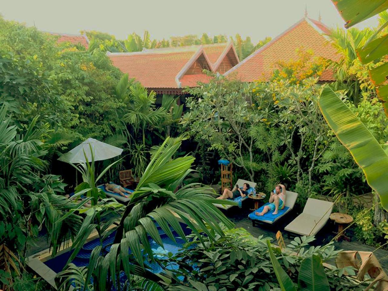Malu Khmer Villa Siem Reap Bagian luar foto