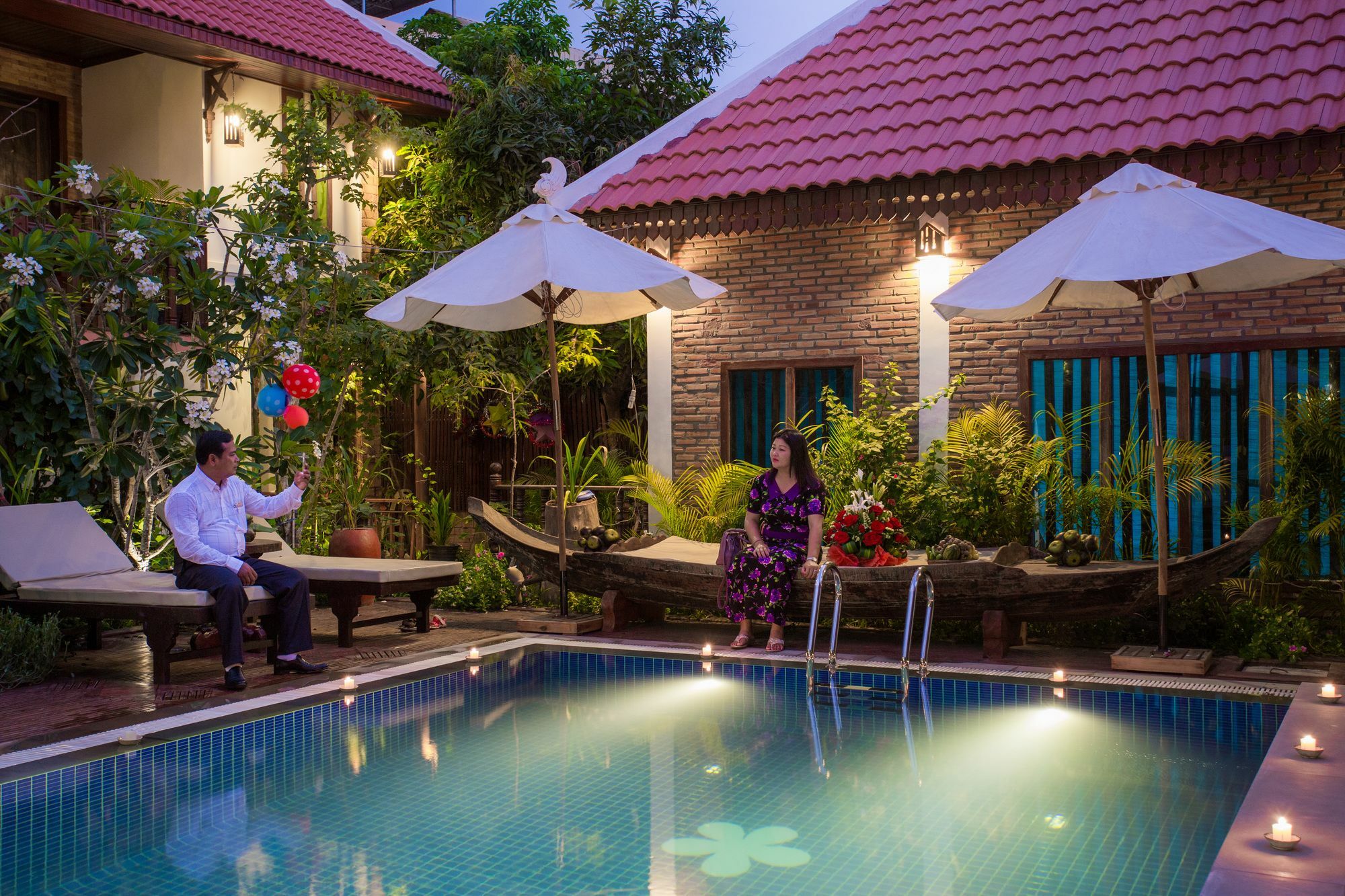 Malu Khmer Villa Siem Reap Bagian luar foto